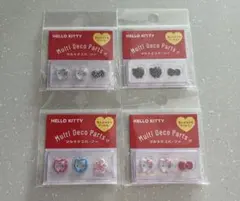 新品 4点セット ハローキティマルチデコパーツ