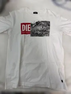 DIESEL ホワイト Tシャツ 恐竜デザイン