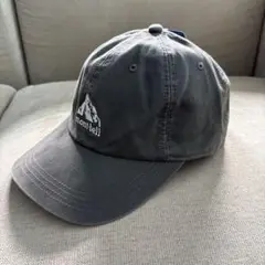 新品 mont-bell グレー ウォッシュアウトコットンキャップ ブラウン