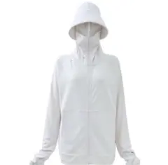 ワークマン　クールUVサンシェードパーカーEX ＋　アイボリーＬサイズ　2026