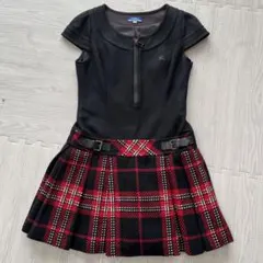 Burberry Blue Label ドッキングワンピース　ツイード　チェック