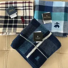 ブランドタオルハンカチ3点セット　新品