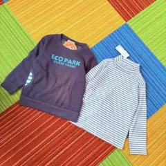 新品未使用　裏起毛　トレーナー　タートルネック　長袖Tシャツ　110サイズ