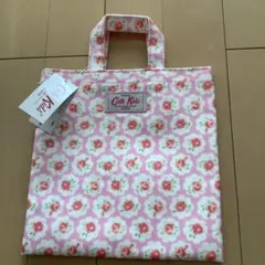 Cath Kids 花柄トートバッグ ピンク 約20cmのサムネイル