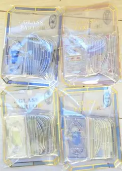 GLASS PARLOR ステンドグラス風 クリアステッカー 4種類セット
