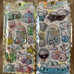 キラキラウォーターインシール　⚫︎シマエナガ