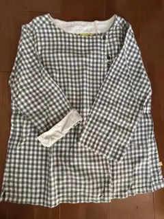 AIGLE チェック柄 長袖シャツ Mサイズ