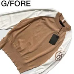 【新品】G/FORE ジーフォア　ニット　セーター　バイカラー　ツートン　ゴルフ