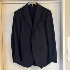 RING JACKET ネイビーシャドウチェックスーツ 44 ラルディーニのサムネイル