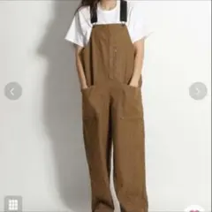 【niko and…】ワイドワークサロペットパンツ