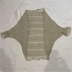 可愛い♡ニットカーディガン　レーストップス　サイズフリー？