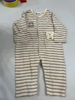 ストライプ柄ロンパース 70-80cm