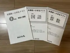 全国統一小学生テスト 3年生 国語 算数　2023年11月