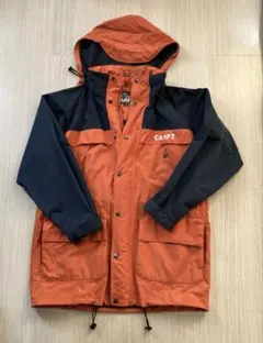 CAMP7 マウンテンパーカー オレンジ/ネイビー　ライトオン　メンズM