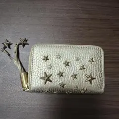 JIMMY CHOO コインケース スタースタッズ ゴールドのサムネイル