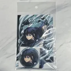 鬼滅の刃 全集中展 無一郎 缶バッジ ポストカードセット 新品未開封