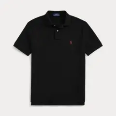 美品 QRタグ ポロ ラルフローレン ブラック ポロシャツ 半袖 US規格 XL 