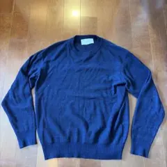 nest Robe CONFECT コットン クルーネックニット ネイビーのサムネイル