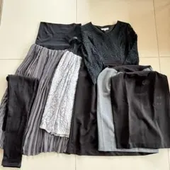 【美品】ANGELIEBE 他　マタニティワンピ、スカート、パンツ6点