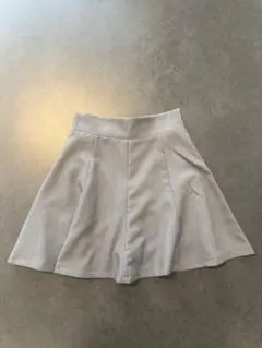 グレー フレアスカート ショートパンツ付きのサムネイル