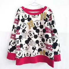 Disney ディズニー ミッキー 裏起毛トレーナー