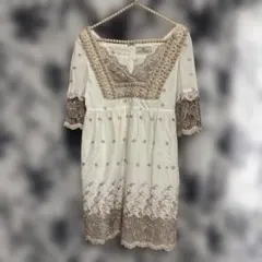 GRACE CONTINENTAL 刺繍レースワンピースのサムネイル