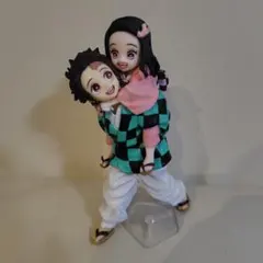 一番くじ　鬼滅の刃　竈門炭治郎&禰豆子　フィギュア　ふめつのきずな