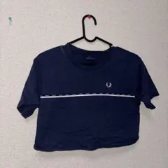FRED PERRY Tシャツ ネイビー　クロップのサムネイル