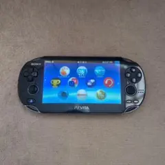 PS Vita 本体 ブルー/ブラック PCH-2000 ケース付き 初期化済み - メルカリ