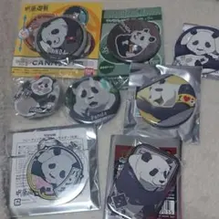 呪術廻戦 パンダ缶バッジセット