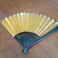 アンティーク 扇子（金銀）祝儀扇 末広 昭和レトロ 大正ロマン