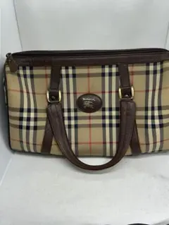 特価Burberrys バーバリー ボストンバッグ ノバチェック シャドーホース