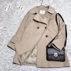 エフデ アンゴラコート 日本製 丸襟 ef-de