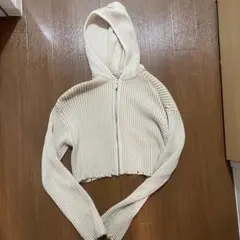 ジップアップ カーディガン