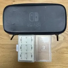 Nintendo Switch キャリングケース ゲームソフトケース 純正品