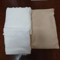Dior ホワイトタオルセット