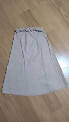 スエード Aラインフレアスカート