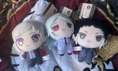 文豪ストレイドッグス プライズ ぷちっしゅ ぬいぐるみ マスコット 3種