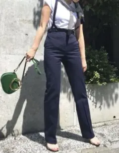 ジェンヌ JENNE サスペンダー パンツ サロペットブラック2waysizeS