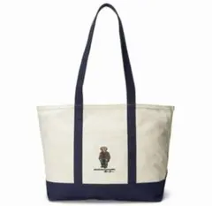 【大容量】POLO RALPH LAUREN ポロベア キャンバストートバッグのサムネイル