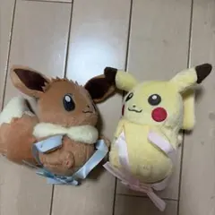 ポケモン ピカチュウ イーブイ ぬいぐるみタッセル