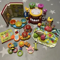 知育玩具　おもちゃ　ベビートイ　まとめ売り　太鼓　歯固め　プーさん
