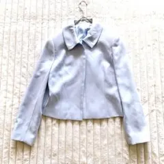 jaia 長袖ジャケット　スーツ　M 水色　フォーマル　オフィス