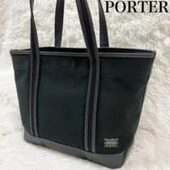PORTER ポーターガール ボーイフレンド トートバッグ 黒 キャンバス M