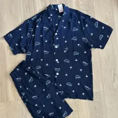 新品　しまむら　CLOSSHI メンズ　パジャマ　レーヨン　上下セット　M
