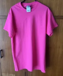 ピンク　無地　Tシャツ　レディースS