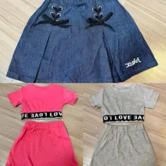 【ranran様専用】【110】Xgirl スカート 1点 セットアップ 2点