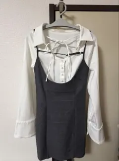 Evie check blouse mini dress andmary - メルカリ