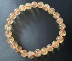 7mm台 透明度 天然 非加熱★アイリスシトリン★ブレスレット パワーストーン