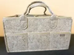 LeLente フェルト おむつストッカー 収納ケース